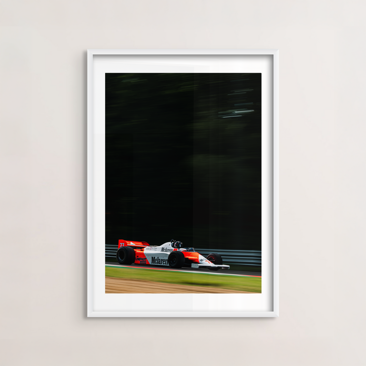 No 77 McLaren MP4/1 at Brands Hatch
