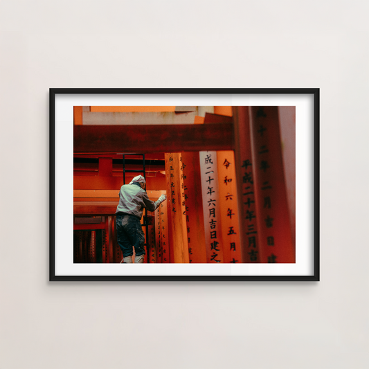 Painter At Fushimi Inari