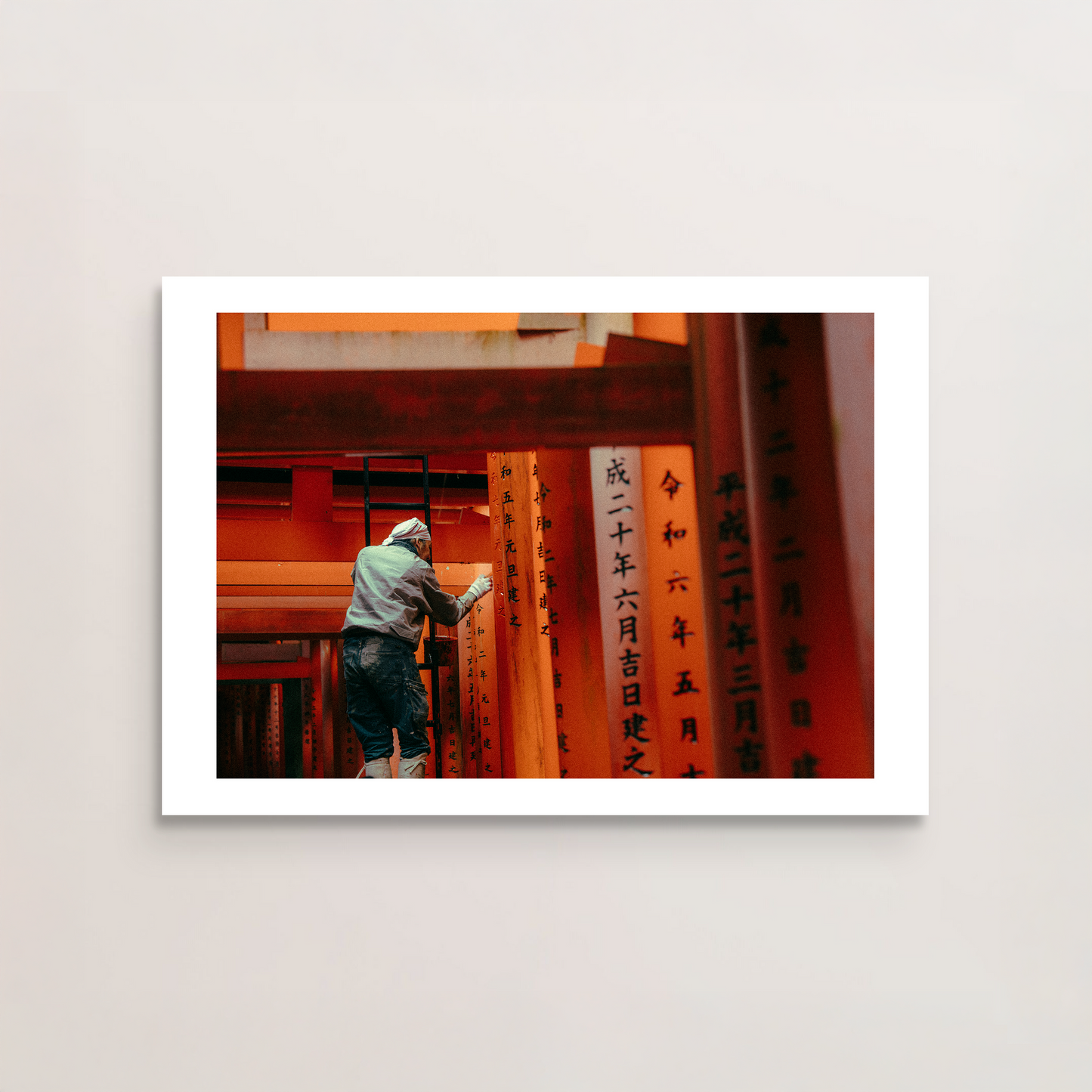Painter At Fushimi Inari