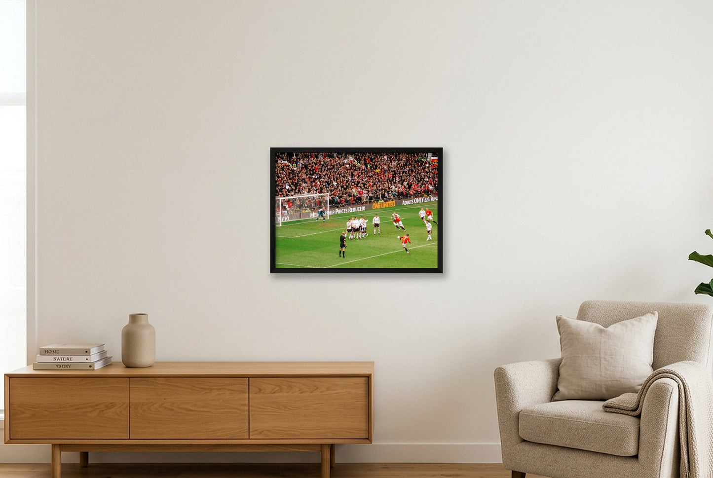 CR7 Free Kick — 59×42cm, 23×17" Black Frame
